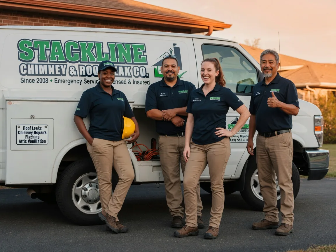 Chimney flashing repair company in Illinois